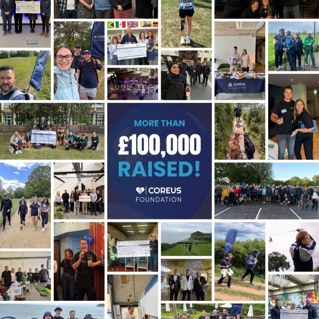 The Coreus Foundation: More than £100,000 raised